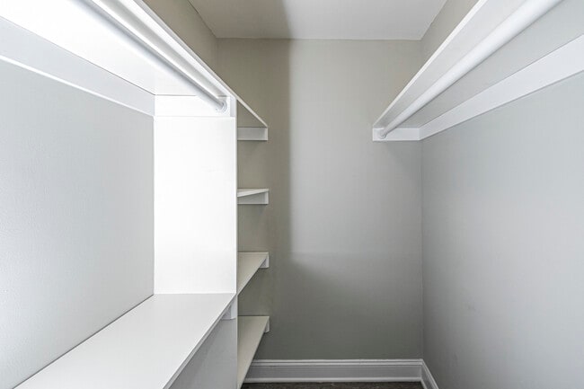 Huge walk-in closets