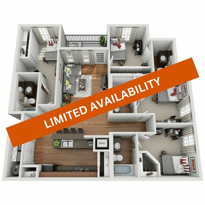 4 Bedroom 4 Bathroom Tech - 4BR/4BA - Tech