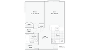 Elmwood | 1-Bedroom Floorplan