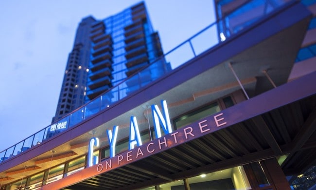 Cyan On Peachtree