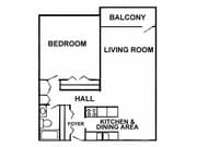 1BR/1BA