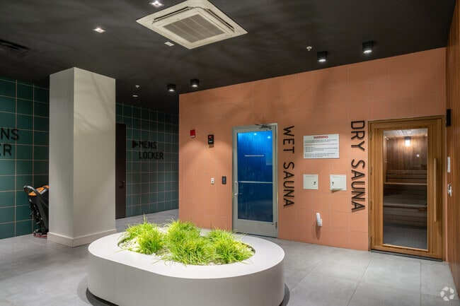 Sauna and Locker Rooms