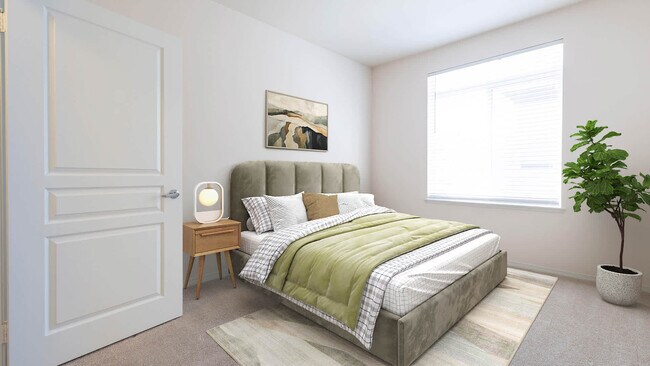 Bedroom with Hard Surface Flooring
