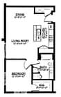 1 Bed / 1 Bath - 830 SF