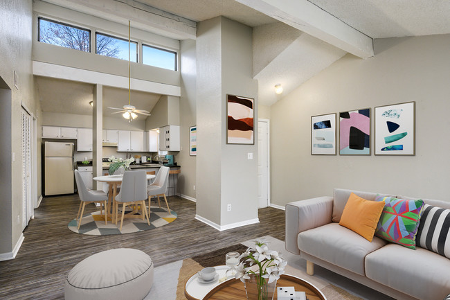 Sala de estar - Cedar Ridge Apartments & Townhomes
