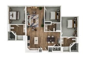 Grand Cayman, 3 Bed, 3 Bath, 1348 Sq. Ft.