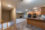 2BR, 2BA - 1,400SF - Kitchen/Living Room/Entry