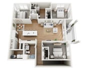 Floor Plan C2 | Echelon at Charlotte | Apartments in Charlotte, NC