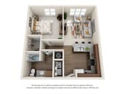 Un dormitorio, un baño
