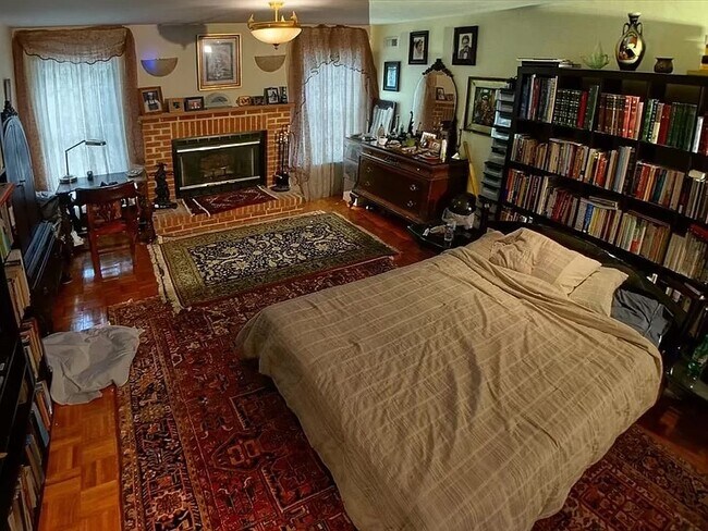 Main Floor Bedroom + Fireplace - 2601 Cool Spring Rd