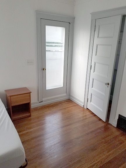 door leading to large porch