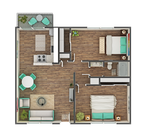 Azure 2x1 Floorplan