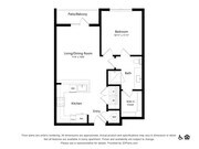 A2A | 1 bed 1 bath | 671 sq ft