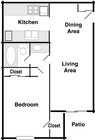 1BR/1BA