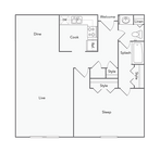 1 Bed 1 Bath