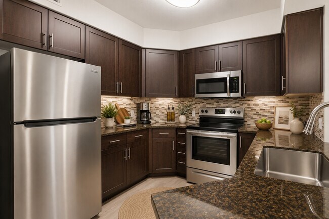 Elevate your culinary adventures in this stunning kitchen at Highland Groves at Morrison Ranch. Featuring modern appliances and elegant finishes, it's perfect for both cooking and entertaining. Schedule your tour today!