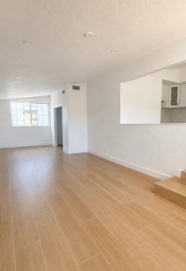Family room open to kitchen