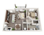 Morgan Reserve - A2 - 1 Beds - 1 Baths - 906 Sq. ft.