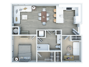 ONE BEDROOM DEN