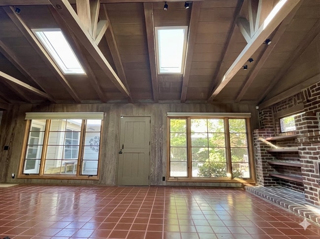 Grand room, view of backyard - 752 S El Monte Ave