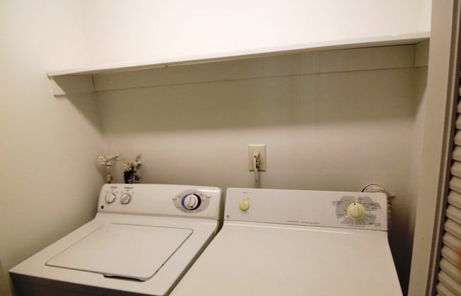 full sized washer and dryer!