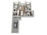 Floor Plan 2B | Seasons at Mount Pleasant | Apartments in Mount Pleasant, WI