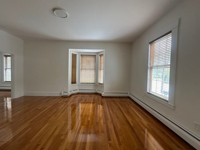 Spacious living room with abundant natural light