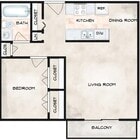 1 Bedroom 1 Bath