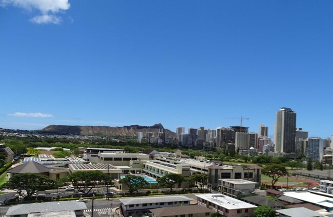 From Living Room Patio - 2439 Kapiolani Blvd Unit 1002