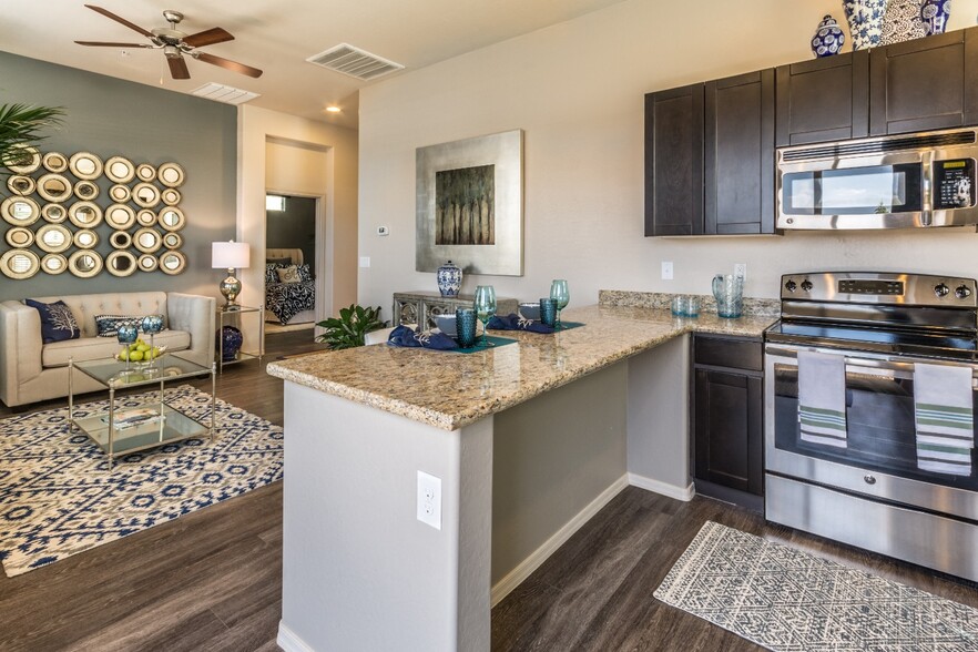 Living Room, Kitchen & Dining Area (2 Bedroom)