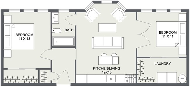 Photo - 2BR, 1 BTH Renovated and Cozy Apartment