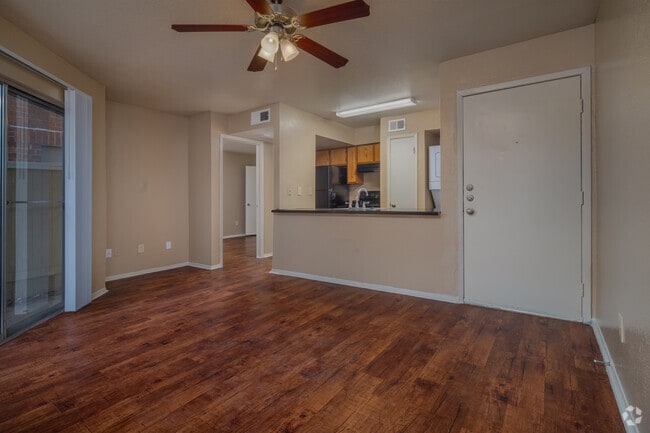 1BR, 1BA - 515SF Living Room - Doral Club Apartments