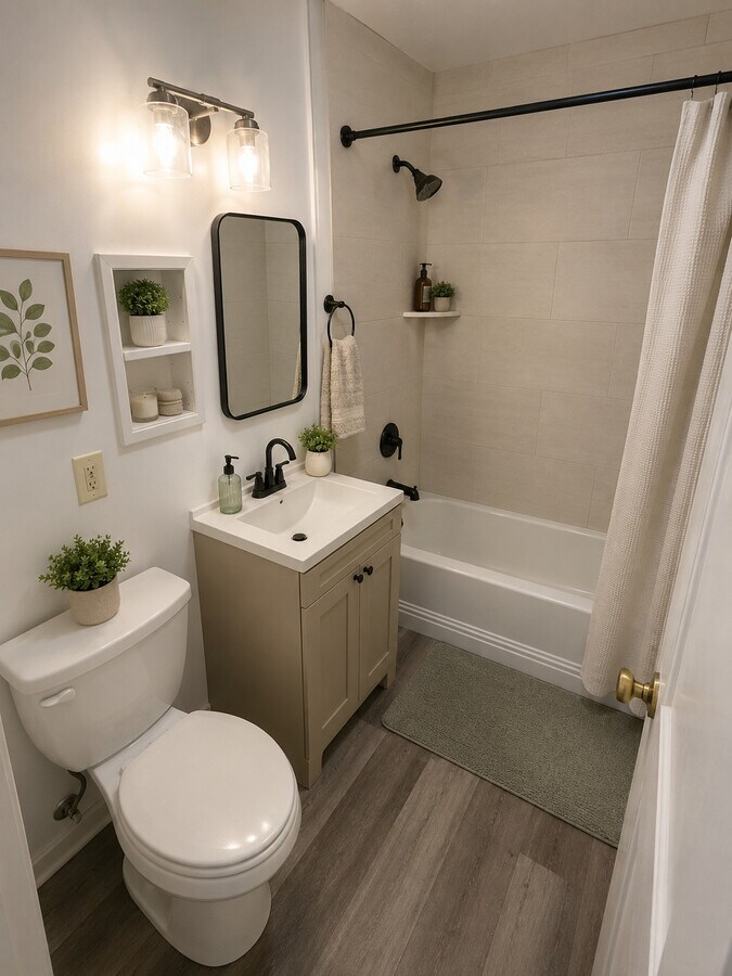 28 Vernon Mock photo Bathroom - 28 Vernon Ter