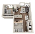 AA3 floor plan Flats on D