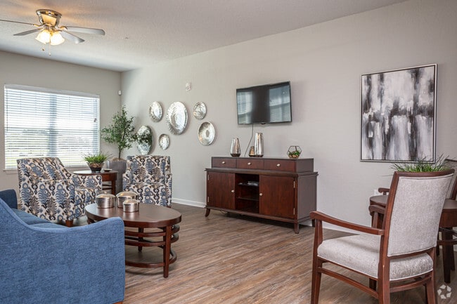 Community Room - Peaks of Baton Rouge - Ages 55+ Luxury Living