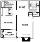 1BR/1BA