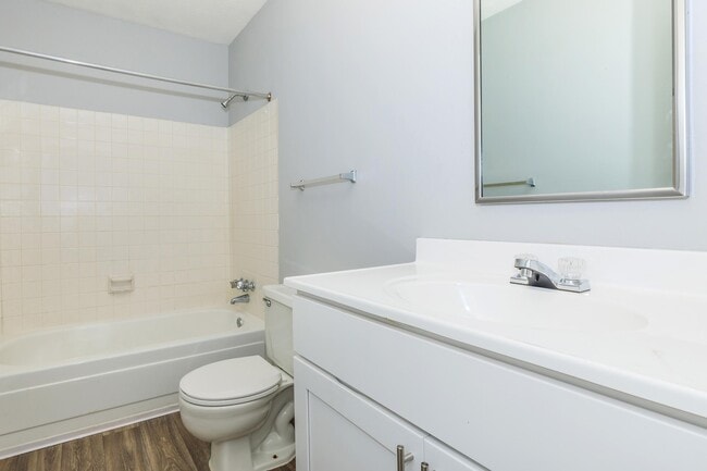 RENOVATED 2BRx1BA: bathroom - Woodbend Apartments