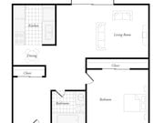 1BR/1BA