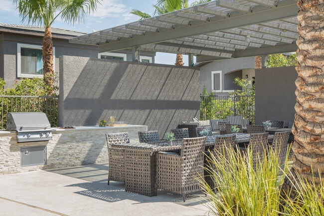 Fire up the grill and enjoy outdoor dining with friends.