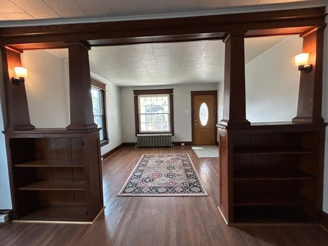 Built in book cases between dining room and living room - 2225 Reading Ave