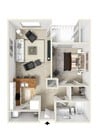 A1 floor plan Liberty Pointe