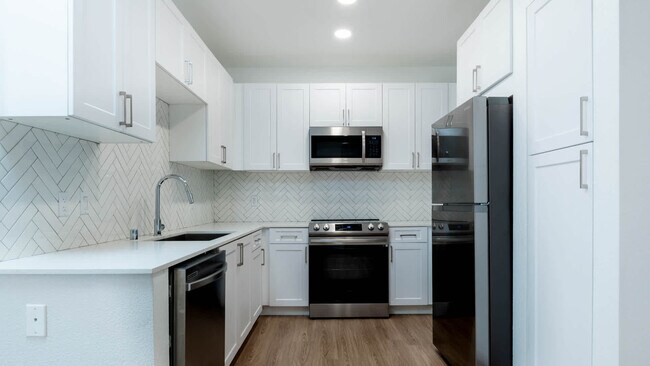 Kitchen with Stainless Steel Appliances