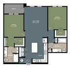 Plano de planta B1 Encore Narcoossee