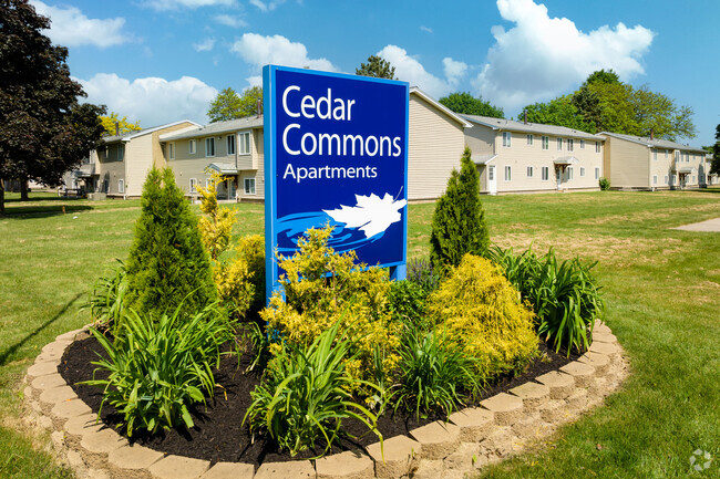 Sign - Cedar Commons Apartments