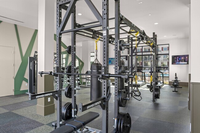 Two Story Wellness Studio with TRX | Weightlifting | Yoga Studio | Cardio Equipment - Enclave Heritage Flats Apartments