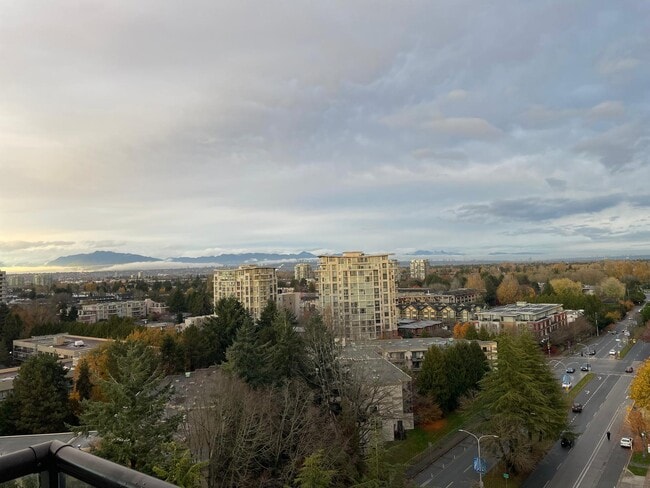 View from Living room and Kitchen Window - 8180 Granville Av Unit 1603-8180 Granville Ave