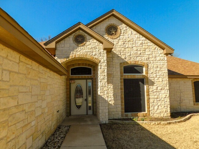 Photo - Available NOW!!!! This beautiful 1 story, 3 bedroom, 2 bath, two car garage with garage door open...
