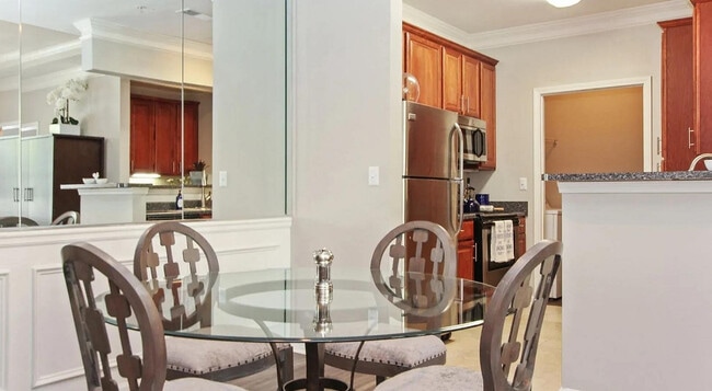 Experience contemporary dining and cooking in this beautifully designed space. - Verdant Peachtree Creek