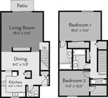 Plano de planta Pelican II Bluestone on the Bay
