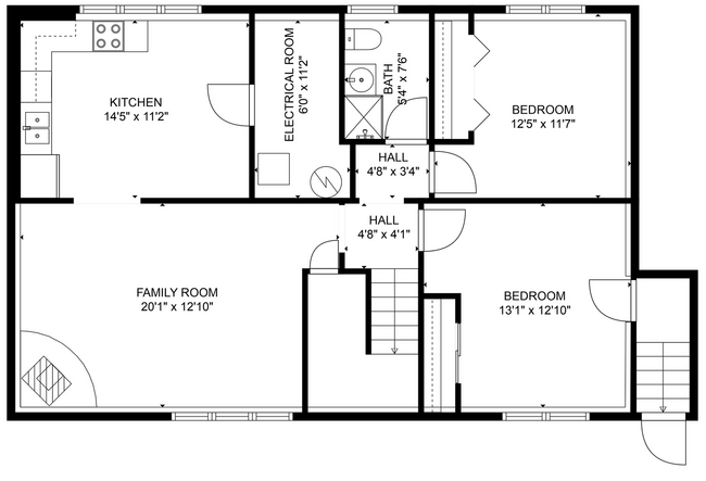 Photo - 2 bedroom 1 bath close to downtown Unit 416 N 19th -  B